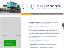 Tablet Screenshot of kestermann-modellbau.com